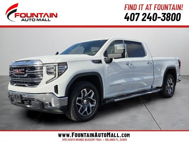 Used 2024 White GMC SLT image 1
