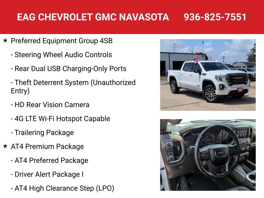Used 2021 White GMC AT4 image 24