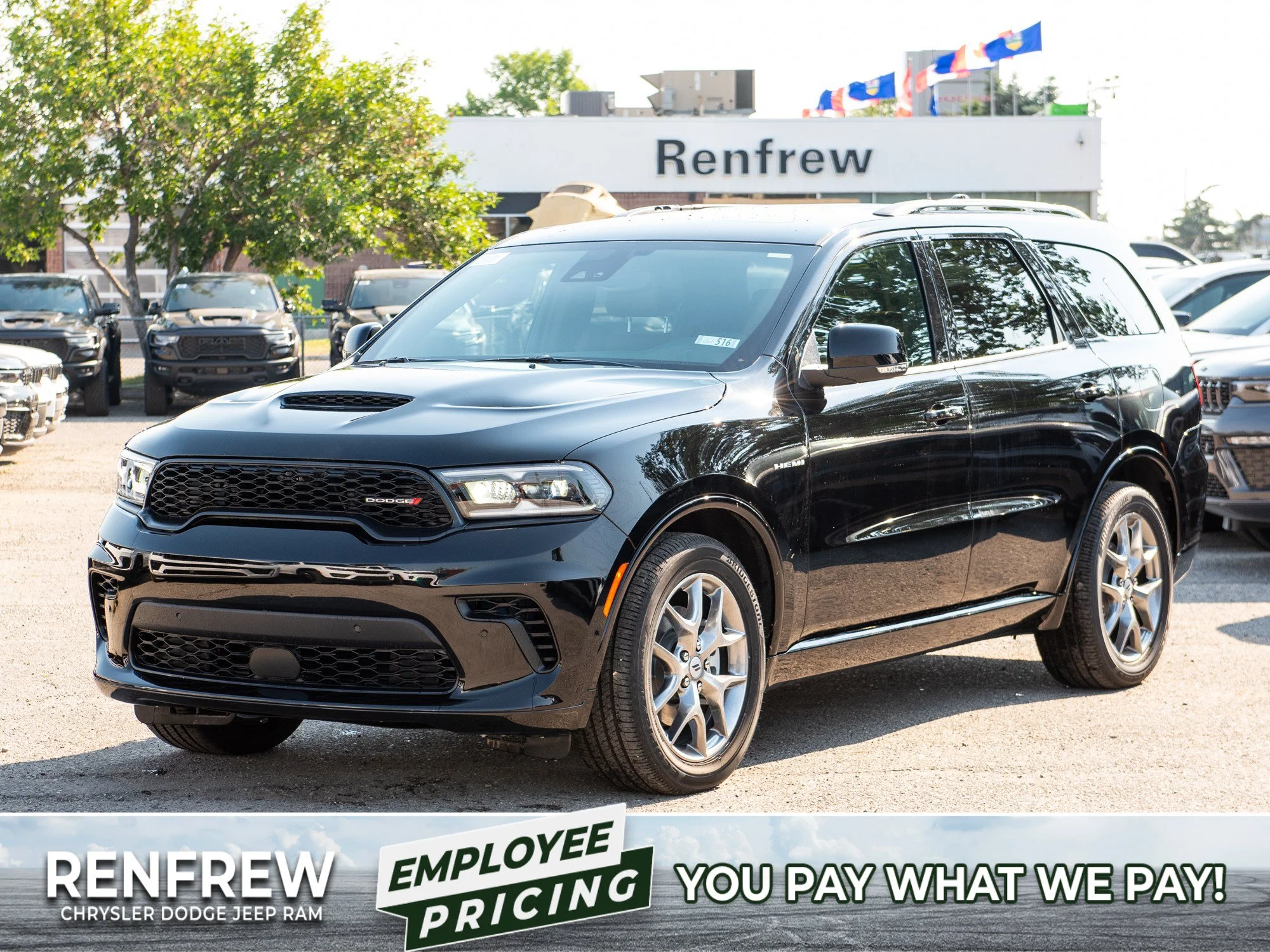 New 2026 Black Dodge GT Plus* HEMI V8 AWD image 1