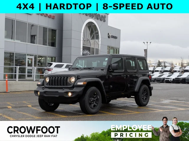 2026 Jeep Wrangler Sport - - 4x4 - 2.0L Turbo Engine - 12.3 Uconnect 5 Display - 3-Piece Hard Top & More!