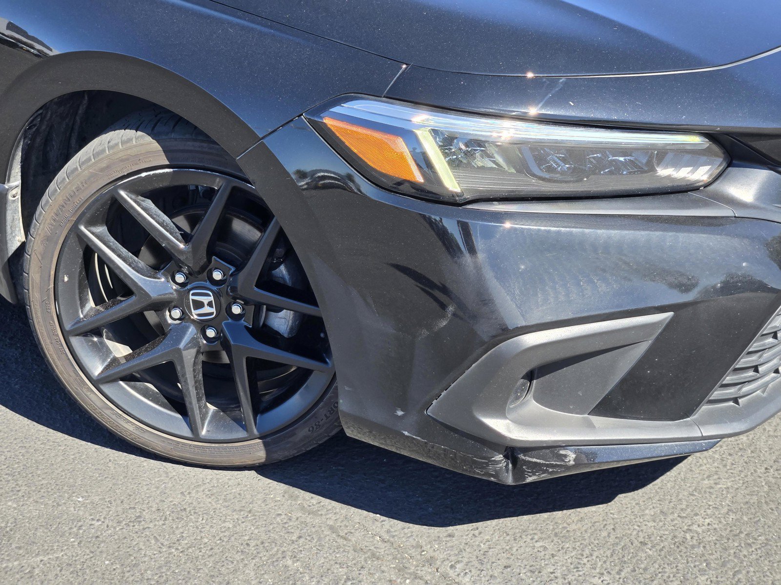 Certified Used 2022 Black Honda Sport image 2
