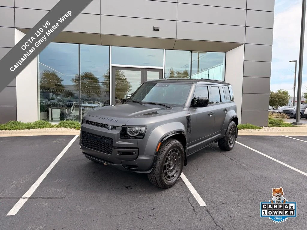 Used 2025 Carpathian  Gray Matte Wrap Land Rover OCTA image 1