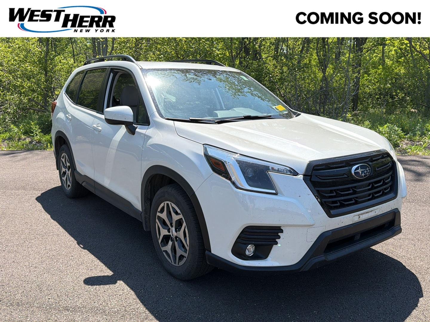 Used 2024 Crystal White Pearl Subaru Premium image 1