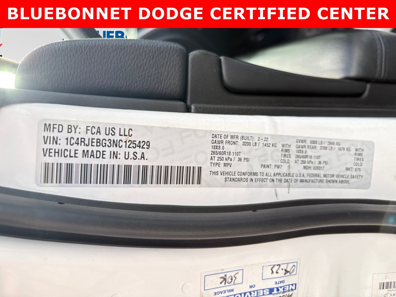 Certified Used 2022 Bright White Clearcoat Jeep Limited image 24