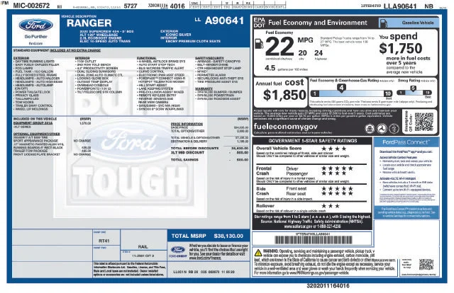 Certified Used 2020 Silver Metallic Ford XLT image 34
