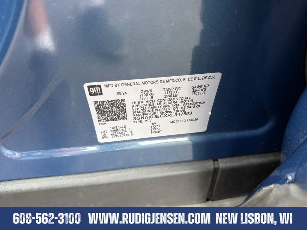 Used 2024 Lakeshore Blue Metallic Chevrolet LT image 28