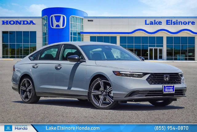 New 2026 Urban Gray Pearl Honda Sport Hybrid image 1