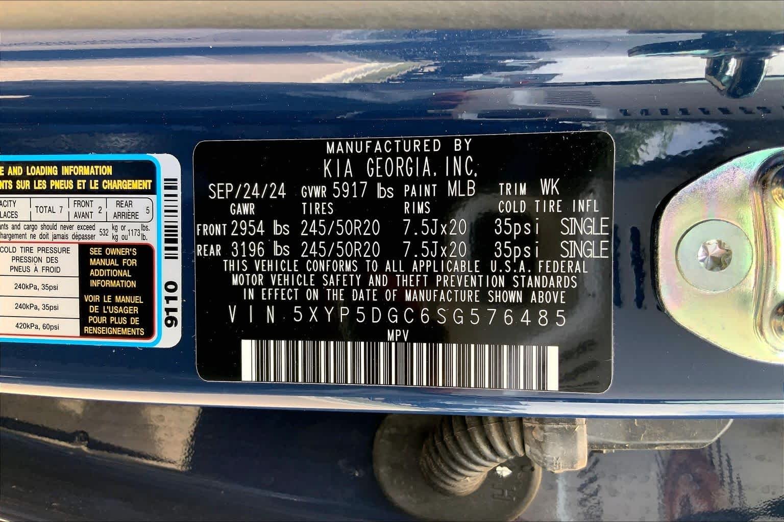 Used 2025 Midnight Lake Blue Kia SX-Prestige X-Line image 31