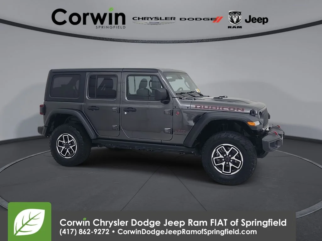 Certified Used 2025 Gray Jeep Rubicon image 1