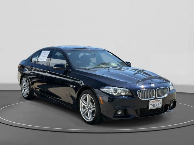 Black 2014 BMW 5 Series 550i xDrive Sedan AWD Sedan All-Wheel Drive 