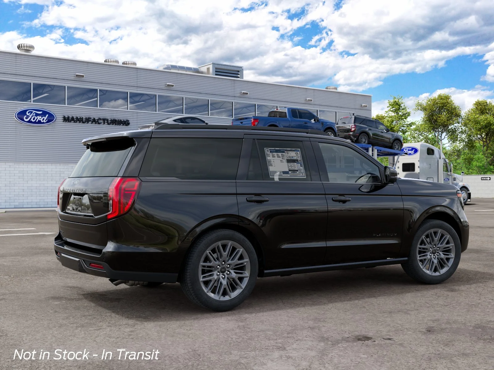 New 2027 Agate Black Metallic Ford Platinum image 30