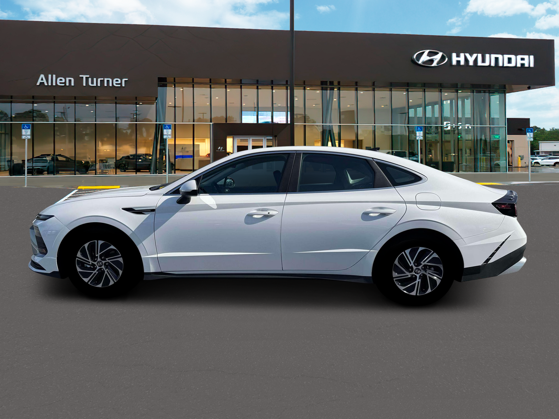 New 2026 Serenity White Hyundai Blue image 3