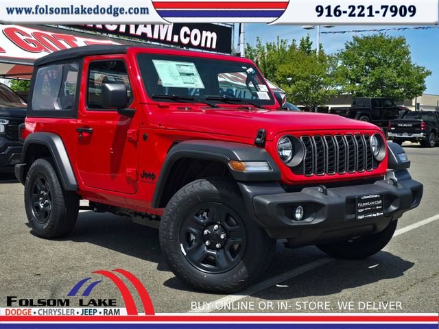 New 2026 Firecracker Red Clearcoat Jeep Sport image 1