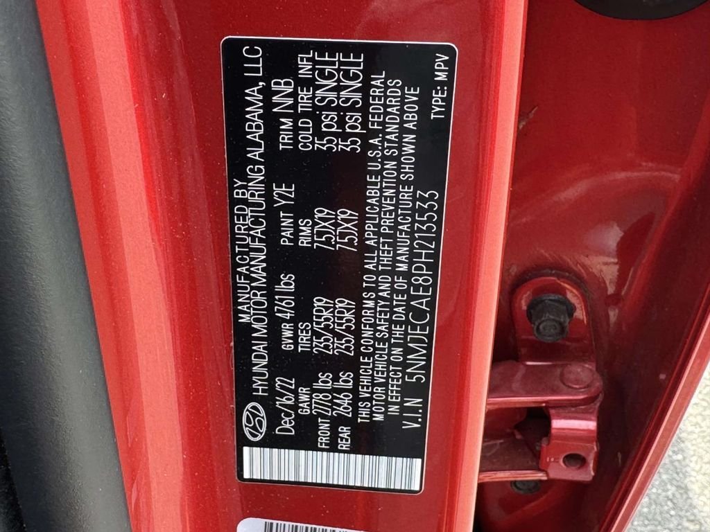 Used 2023 Red Hyundai Limited image 30