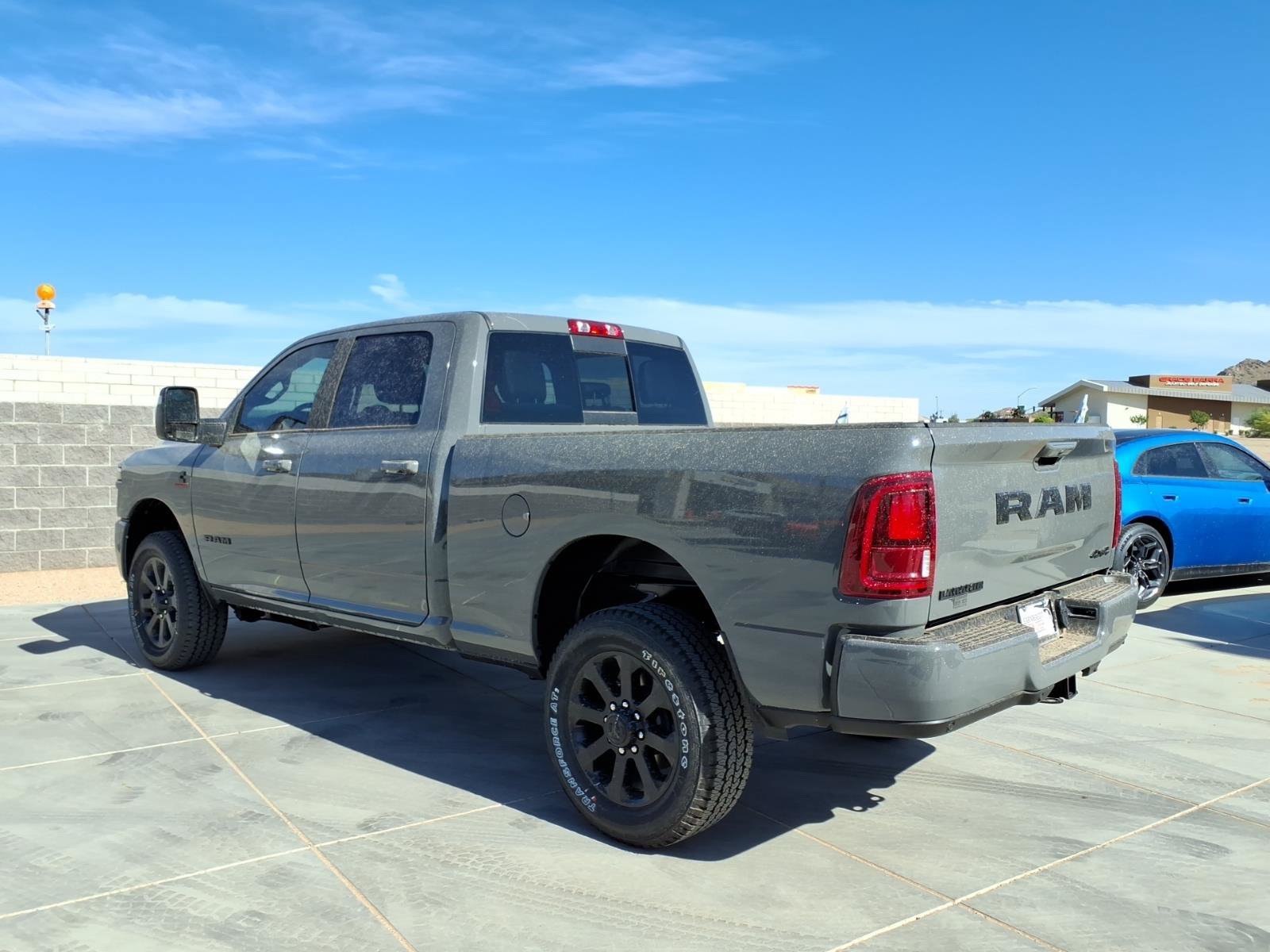 New 2026 Ceramic Gray Clear-Coat Exterior Paint RAM Laramie image 4