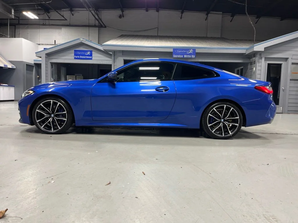 Used 2021 Blue Metallic BMW 430i image 4