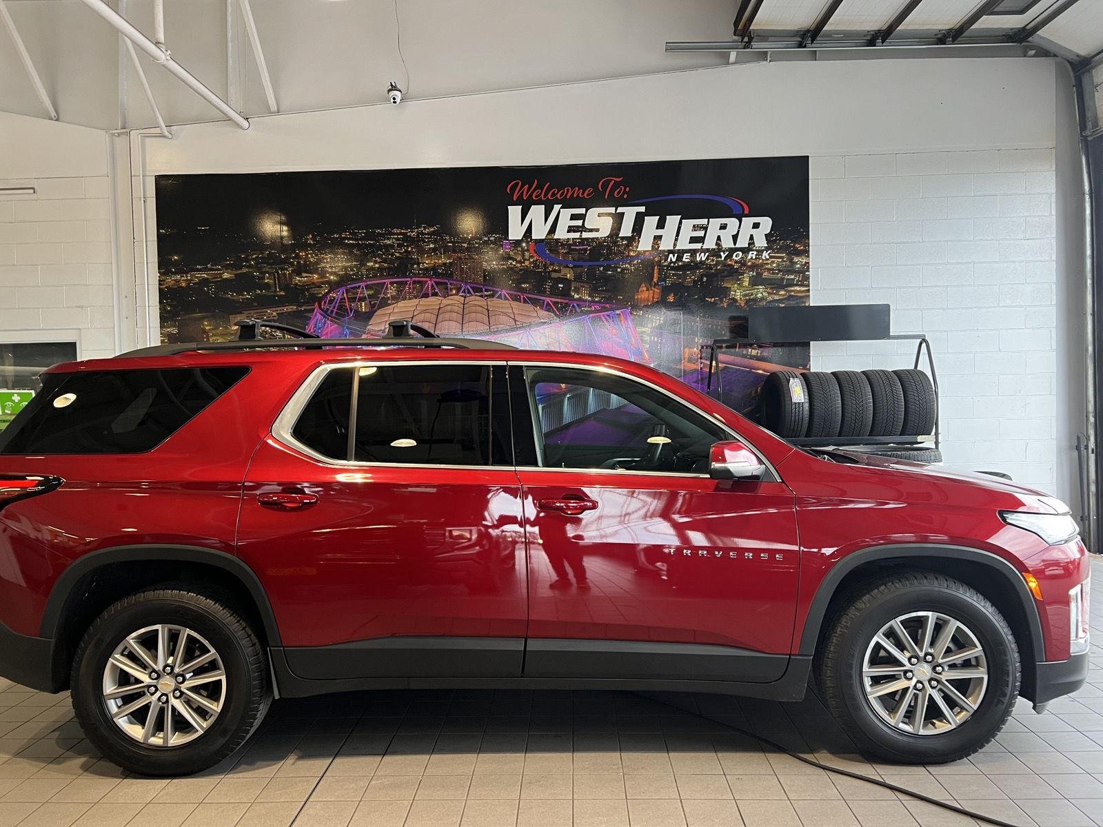 Used 2023 Radiant Red Tintcoat Chevrolet LT Leather image 7