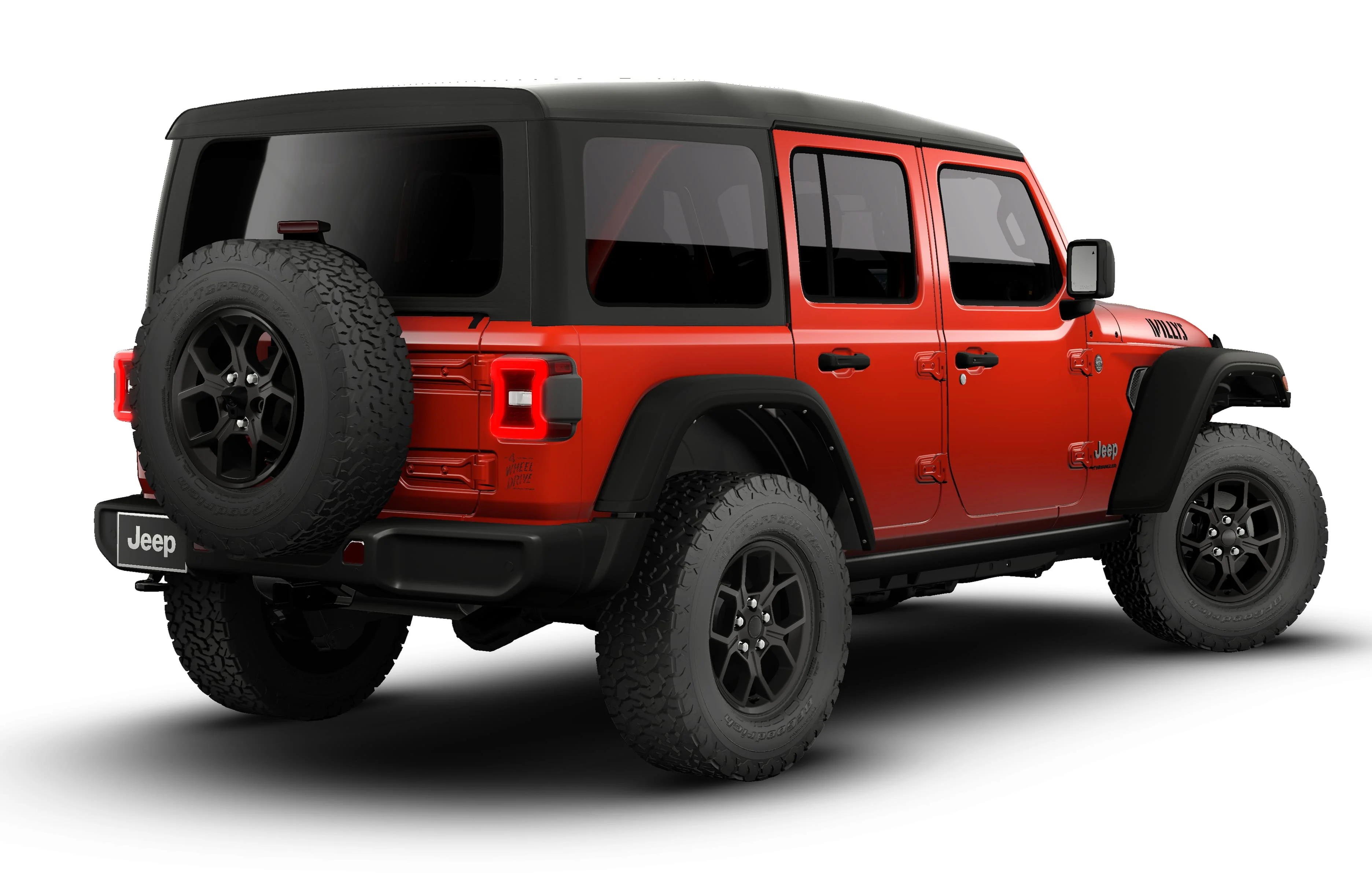 New 2026 Firecracker Red Clear-Coat Exterior Paint Jeep  image 14