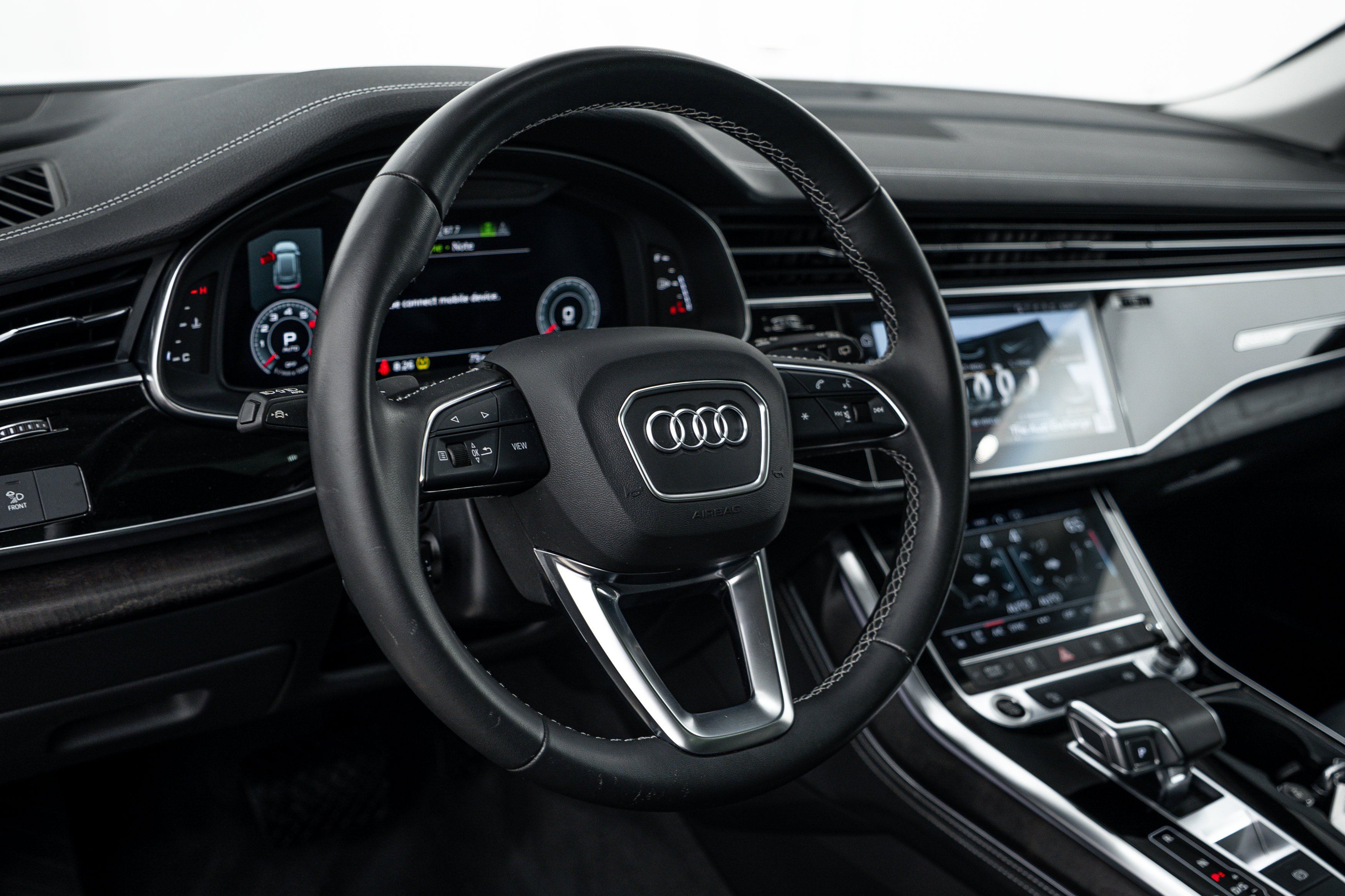 Certified Used 2023 Glacier White Metallic Audi Premium Plus image 9