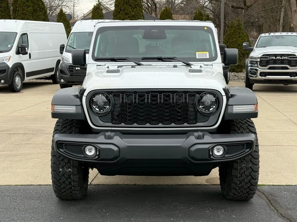 New 2026 Bright White Clear-Coat Exterior Paint Jeep Willys image 2