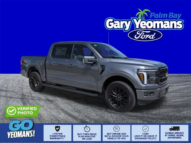 New 2026 Carbonized Gray Metallic Ford Lariat® image 1