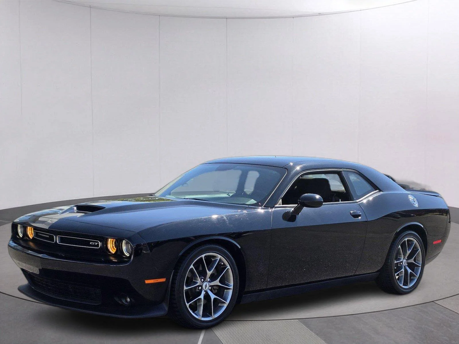 Used 2022 Pitch Black Clearcoat Dodge GT image 1