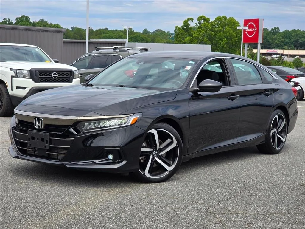 Used 2021 Black Honda Sport image 2