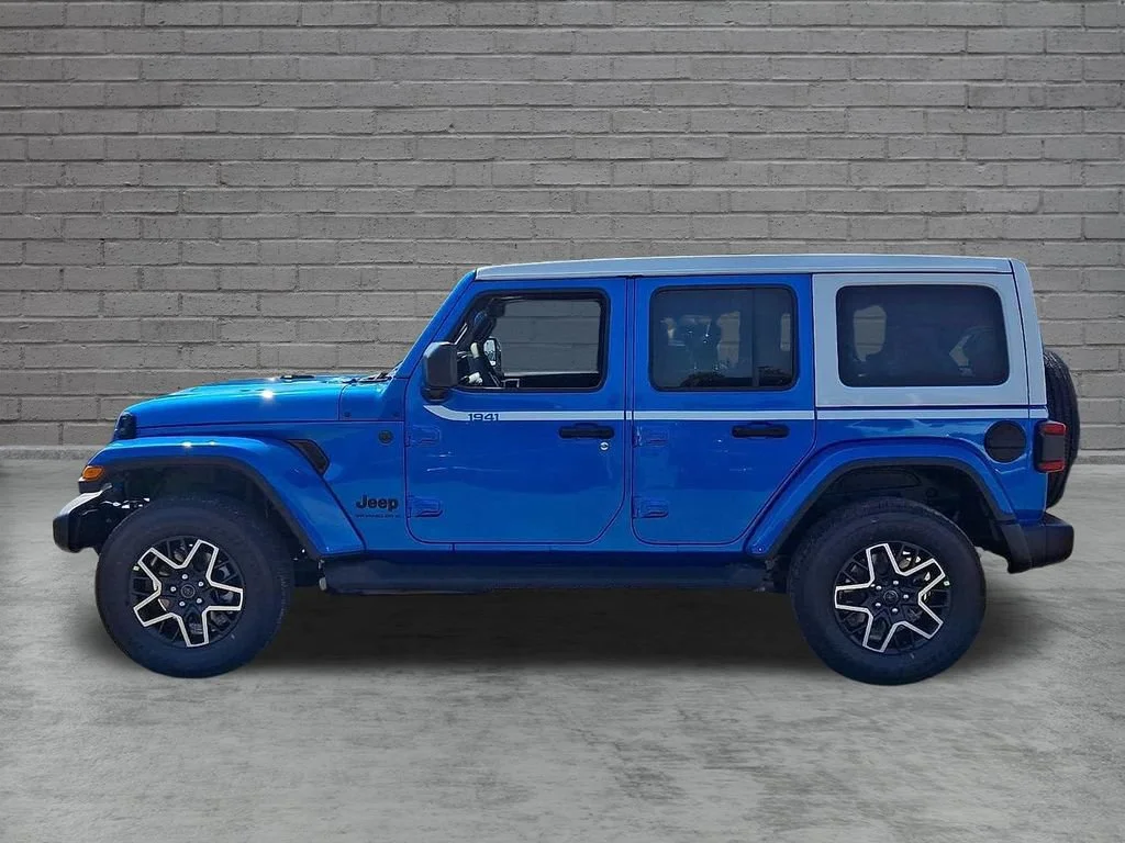 New 2027 Hydro Blue Pearlcoat Jeep Sahara image 5