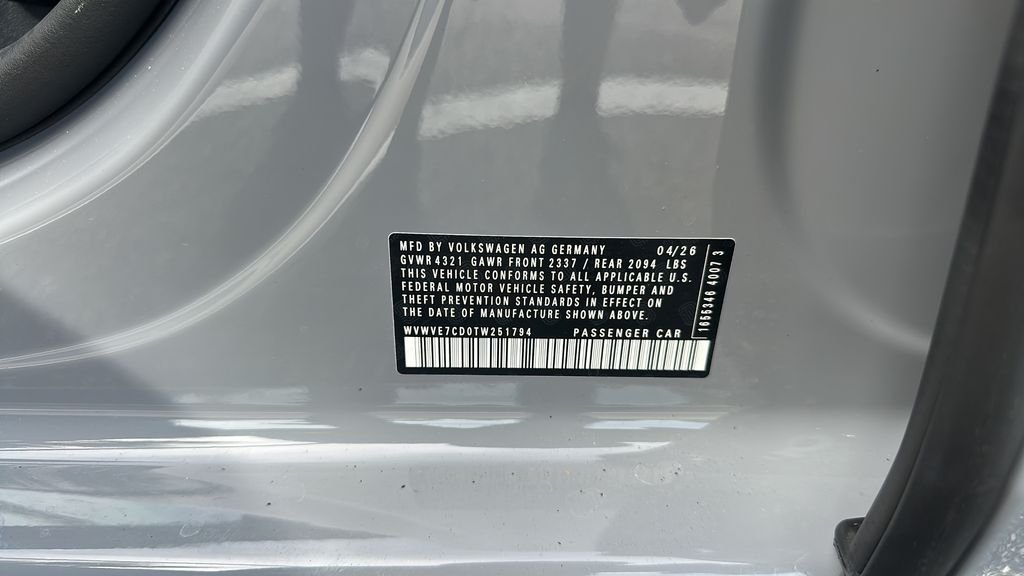 New 2026 Moonstone Gray Volkswagen Autobahn image 24