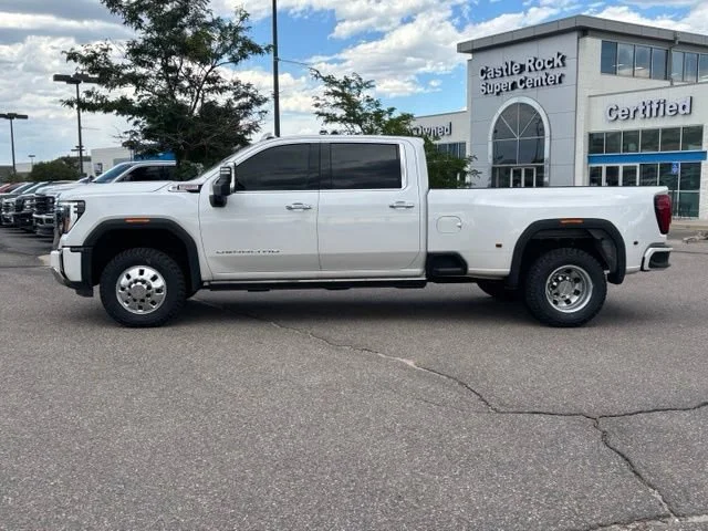 Certified Used 2024 White Frost Tricoat GMC Denali DRW image 2
