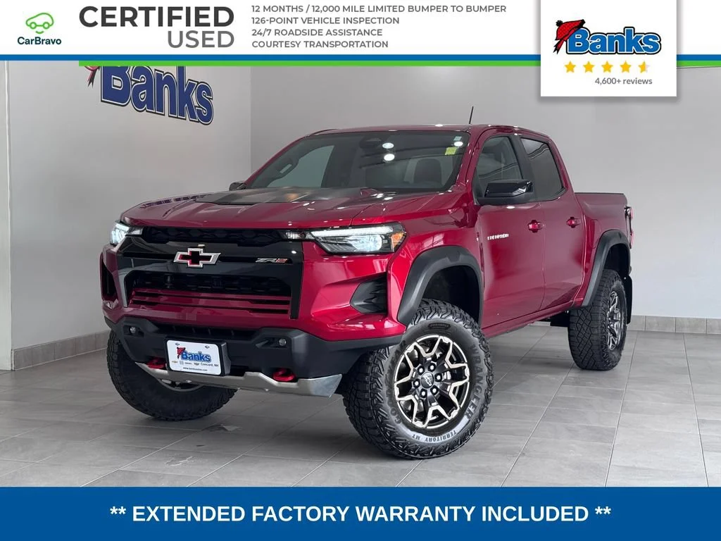 Certified Used 2024 Radiant Red Tintcoat Chevrolet ZR2 image 1