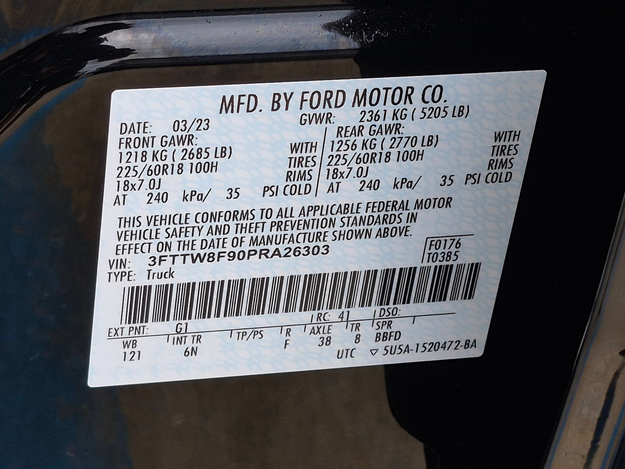 Used 2023 Shadow Black Ford LARIAT image 32