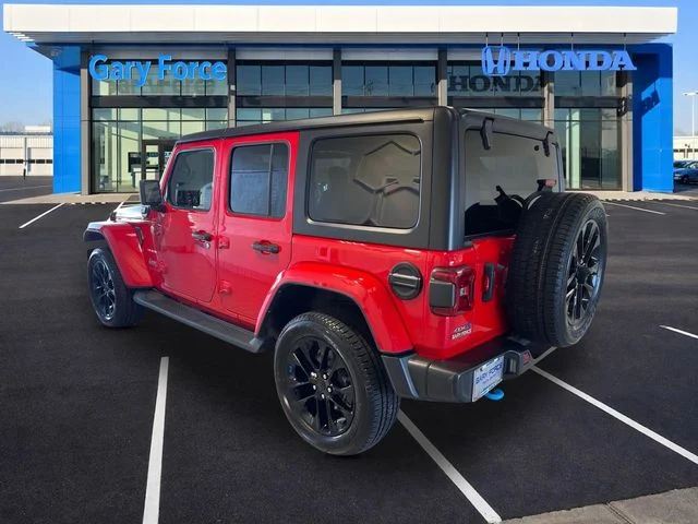 Used 2023 Red Clearcoat Jeep Sahara 4xe image 3