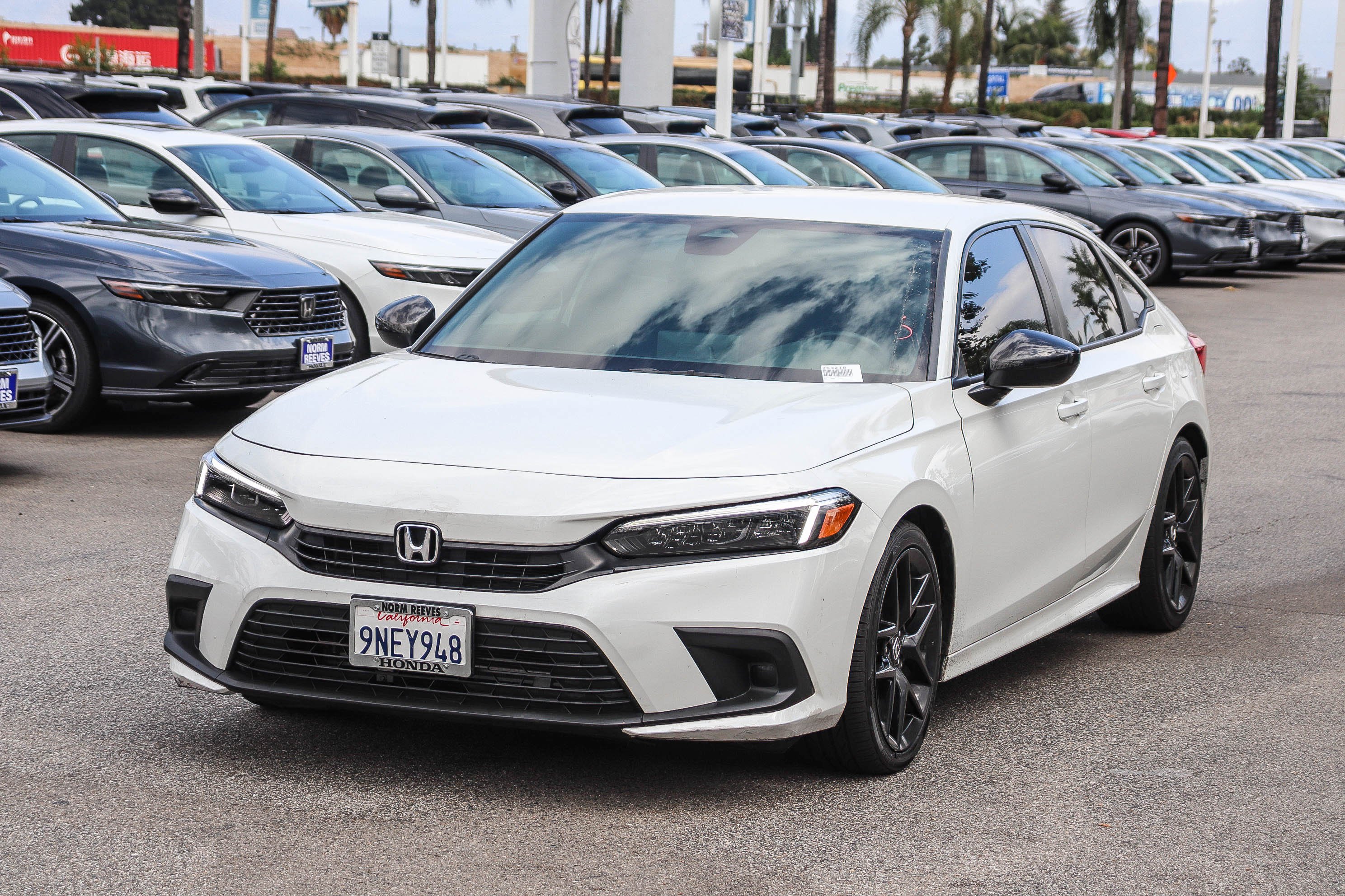 Certified Used 2024 Platinum White Pearl Honda Sport image 3