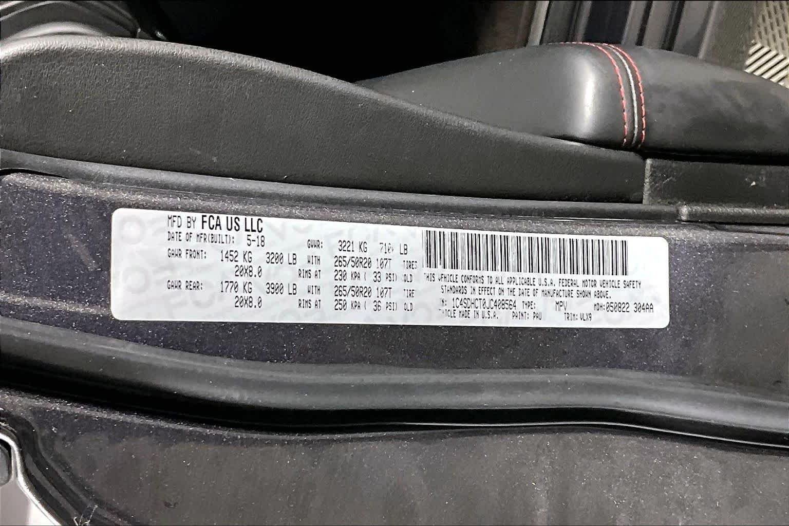 Used 2018 Granite Clearcoat Dodge R/T image 35