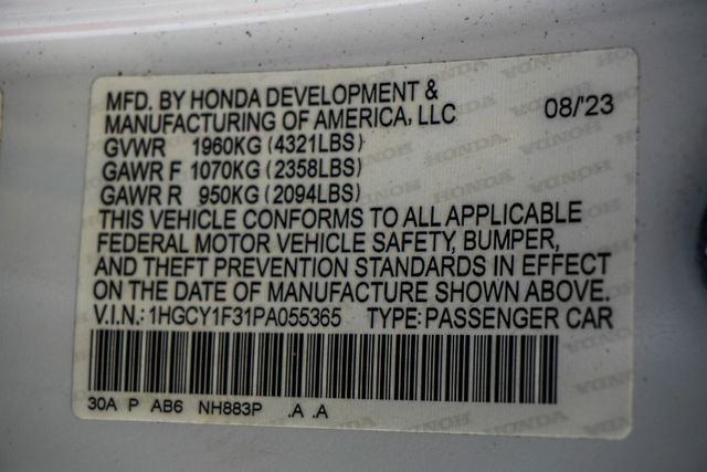 Used 2023 White Honda EX image 42