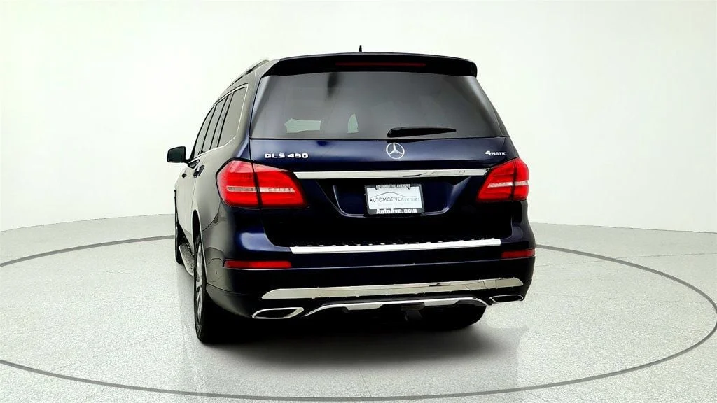 Used 2018 Lunar Blue Metallic Mercedes-Benz GLS 450 4MATIC® SUV w/ Premium Pkg, Pano Roof & H/K Sound image 6