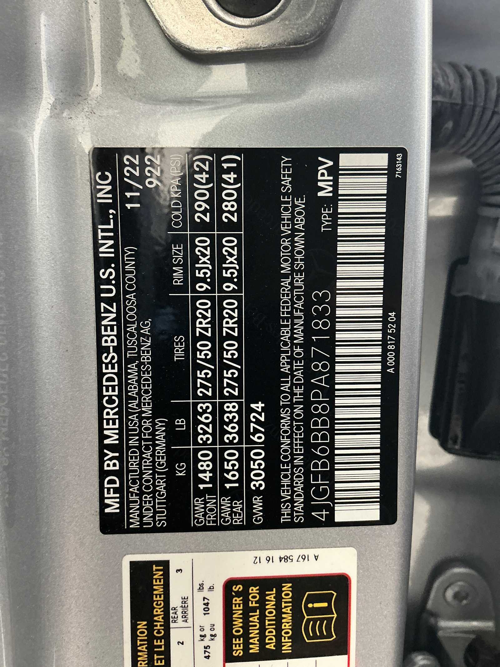 Certified Used 2023 Cirrus Silver Metallic Mercedes-Benz AMG® GLE 53 image 29