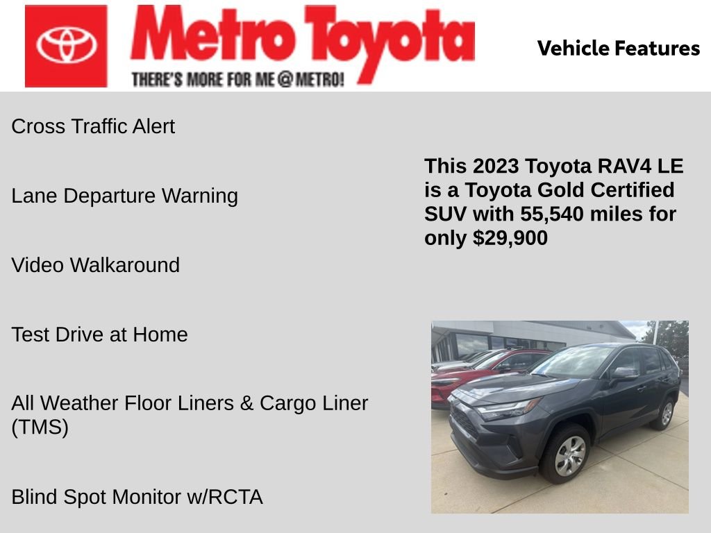 Certified Used 2023 Gray Toyota LE image 16