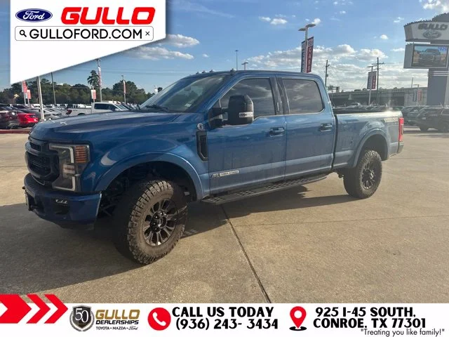 Used 2022 Atlas Blue Metallic Ford Lariat image 2