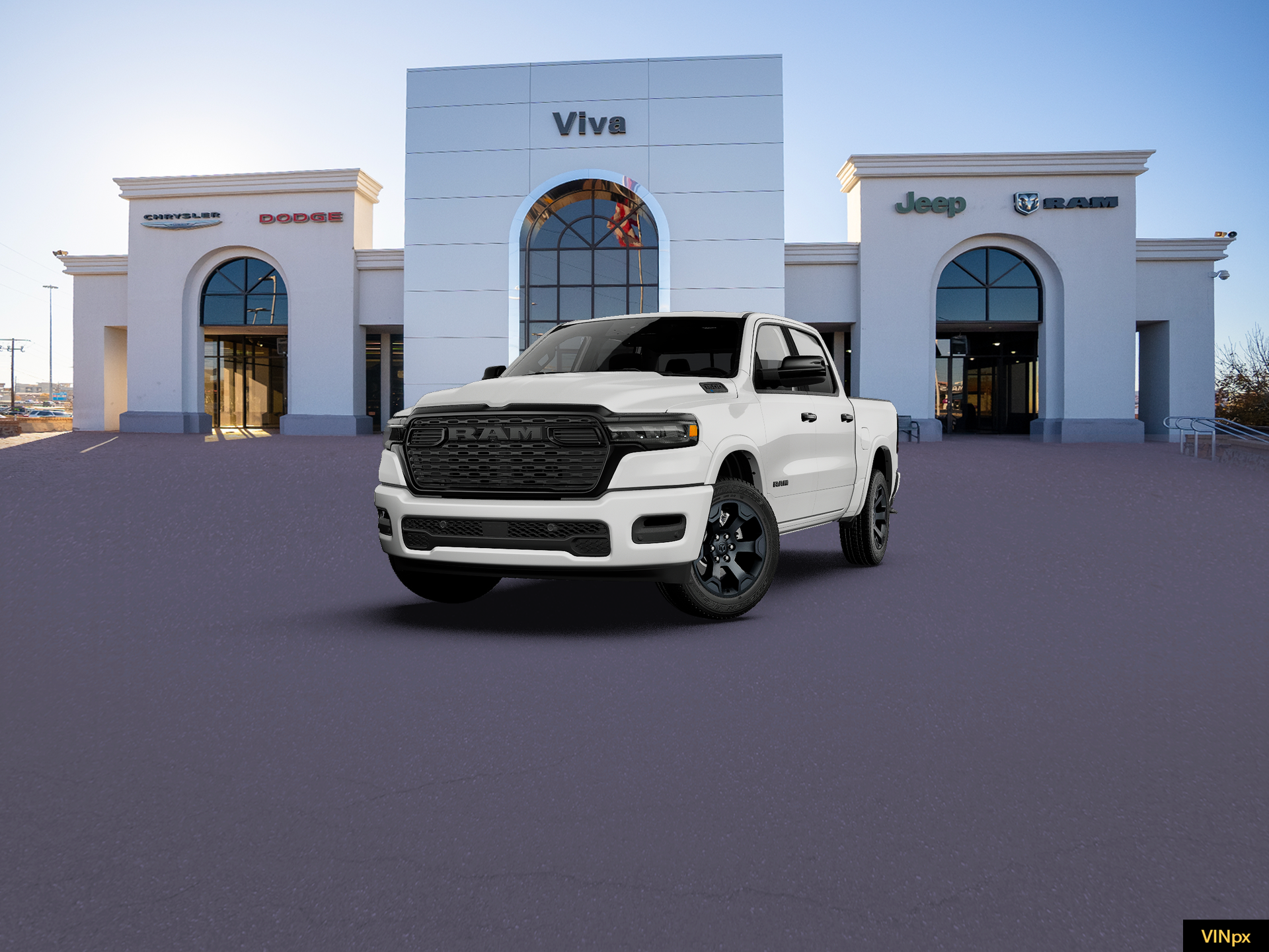 New 2027 Bright White Clearcoat RAM BIG HORN image 1
