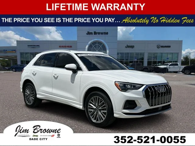 Used 2022 White Audi Premium image 1
