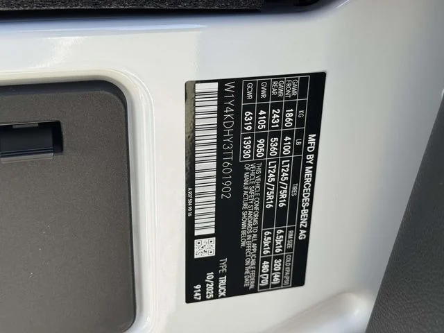 2026 Mercedes-Benz Sprinter Cargo Van Base - Photo 16