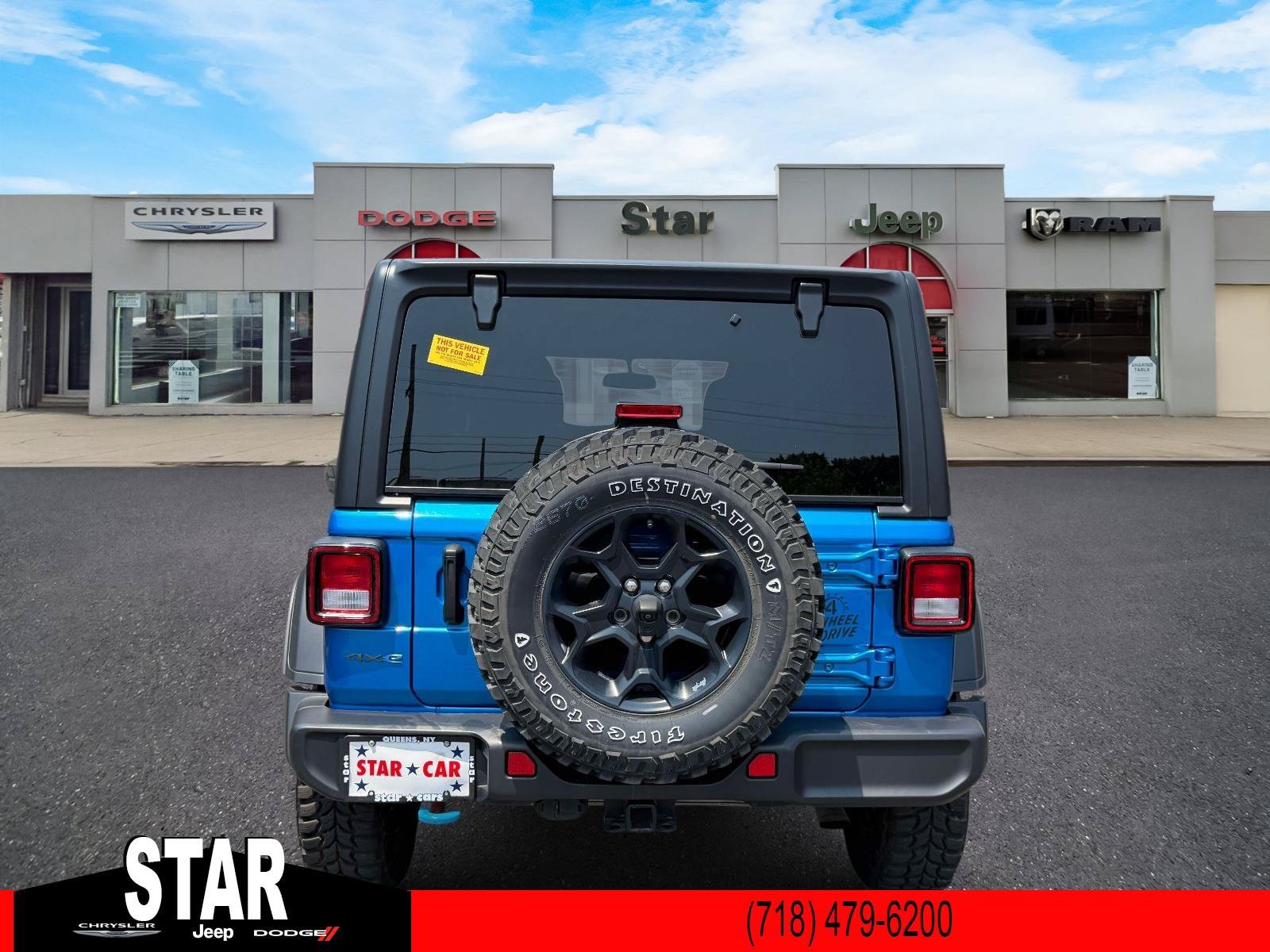 Used 2023 Hydro Blue Pearlcoat Jeep Willys image 5