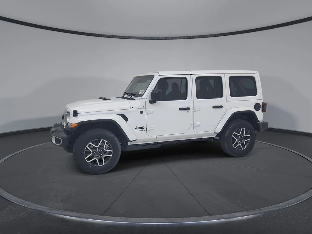 New 2026 Bright White Clear-Coat Exterior Paint Jeep Sahara image 6