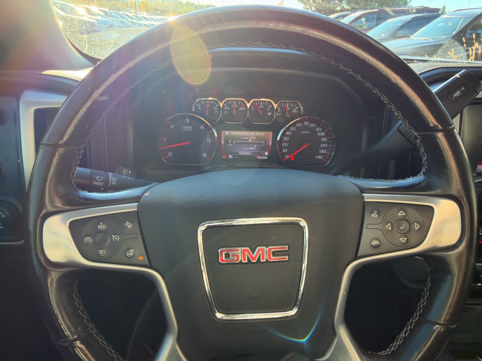 Used 2015 STONE BLUE METALLIC GMC SLT image 12