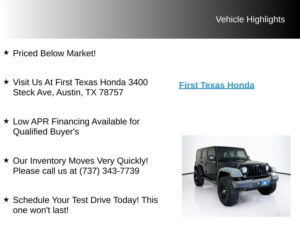 Used 2014 Black Clearcoat Jeep Unlimited Rubicon image 10