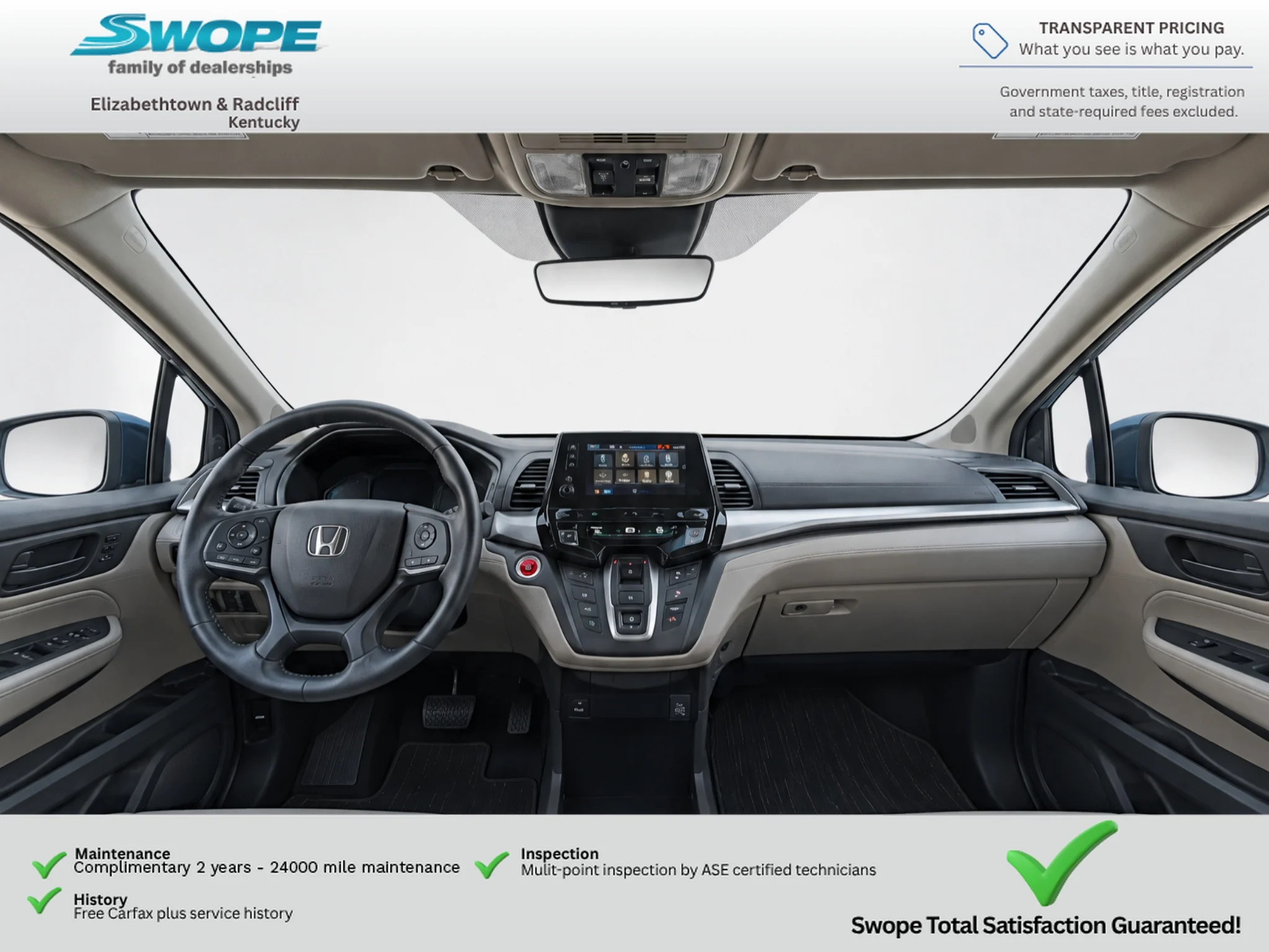 Used 2024 White Honda EX-L image 12