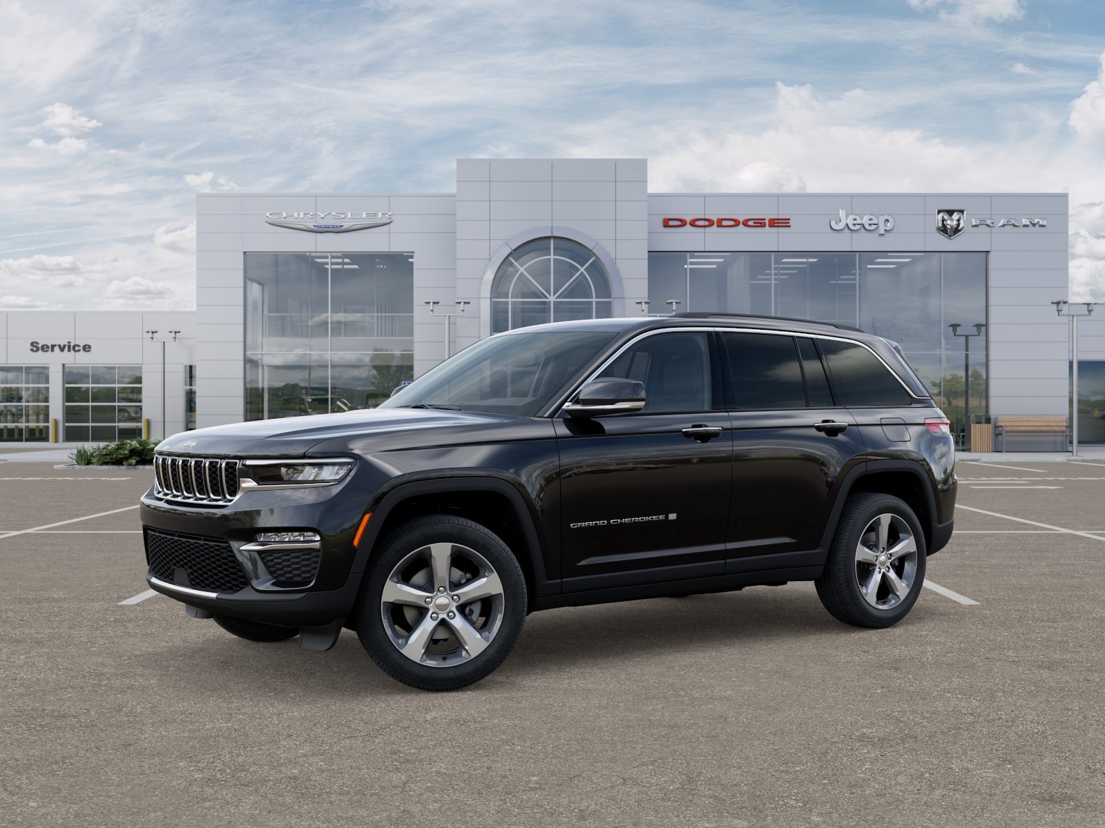 New 2025 Diamond Black Crystal Pearl-Coat Exterior Paint Jeep Limited image 33