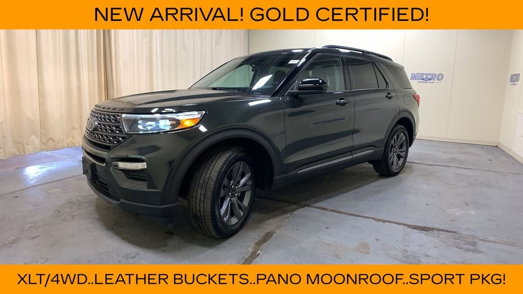 Certified Used 2023 Green Metallic Ford XLT image 49